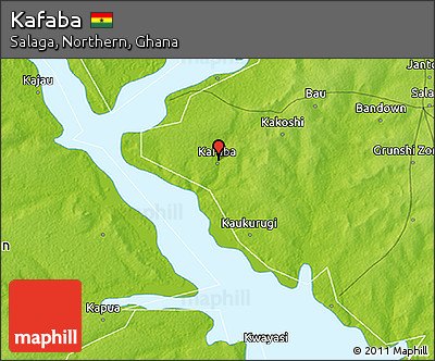 Physical 3D Map of Kafaba