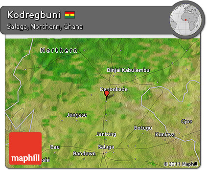Satellite 3D Map of Kodregbuni