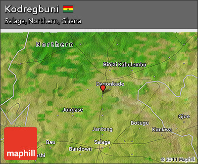 Satellite 3D Map of Kodregbuni