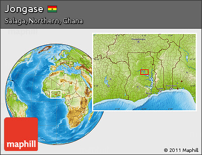 Physical Location Map of Jongase