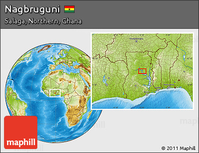 Physical Location Map of Nagbruguni