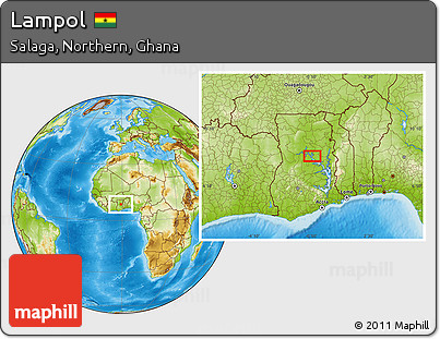 Physical Location Map of Lampol