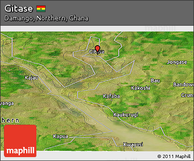 Satellite Panoramic Map of Gitase