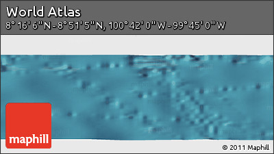 Satellite Panoramic Map of the Area around 8° 33' 36" N, 100° 13' 29" W