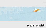 Political Panoramic Map of the area around 8° 33' 36" N, 106° 19' 29" E