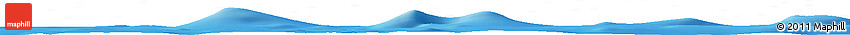 Shaded Relief Horizon Map of the Area around 8° 33' 36" N, 107° 1' 30" W