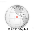 Outline Map of the Area around 8° 33' 36" N, 108° 43' 29" W, rectangular outline