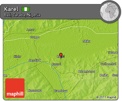 Physical 3D Map of Karel