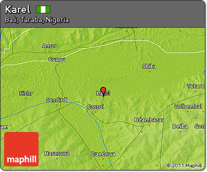 Physical 3D Map of Karel