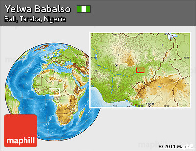 Physical Location Map of Yelwa Babalso