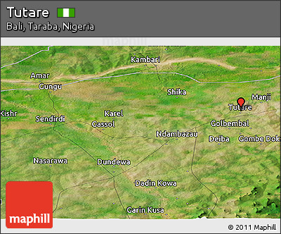 Satellite Panoramic Map of Tutare