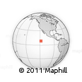 Outline Map of the Area around 8° 33' 36" N, 118° 4' 29" W, rectangular outline