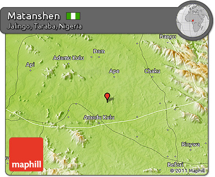 Physical 3D Map of Matanshen