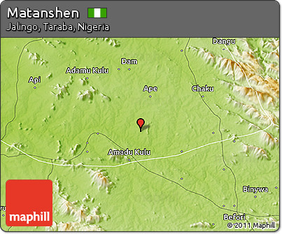 Physical 3D Map of Matanshen