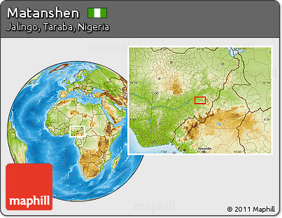 Physical Location Map of Matanshen