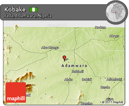 Physical 3D Map of Kobake