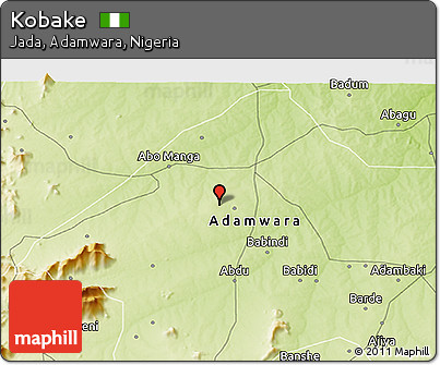 Physical 3D Map of Kobake