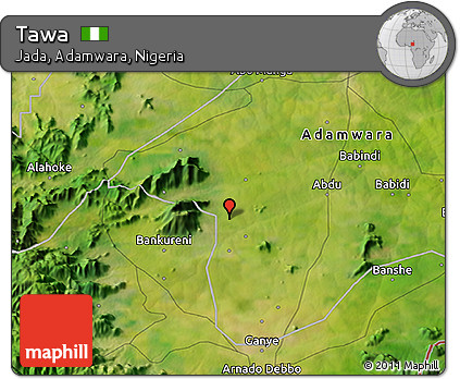 Satellite 3D Map of Tawa