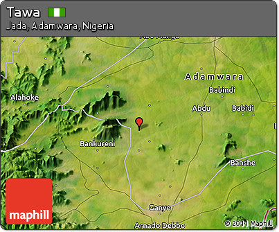 Satellite 3D Map of Tawa