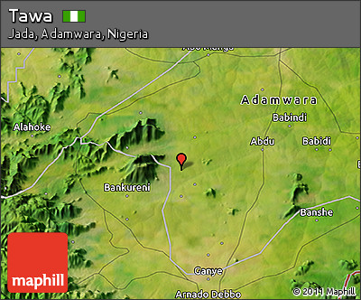 Satellite 3D Map of Tawa