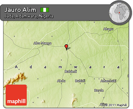 Physical Map of Jauro Alim