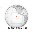 Outline Map of the Area around 8° 33' 36" N, 122° 19' 29" W, rectangular outline
