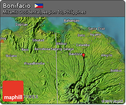 Bonifacio Misamis Occidental Map Free Satellite 3D Map Of Bonifacio