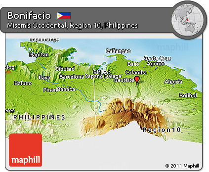 Bonifacio Misamis Occidental Map Free Physical Panoramic Map Of Bonifacio