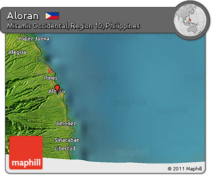 Aloran Misamis Occidental Map Free Satellite 3D Map Of Aloran