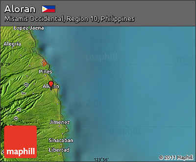 Aloran Misamis Occidental Map Free Satellite Map Of Aloran