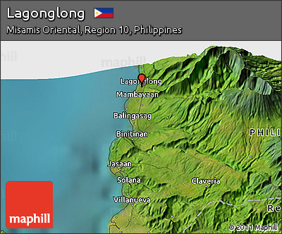 Satellite 3D Map of Lagonglong