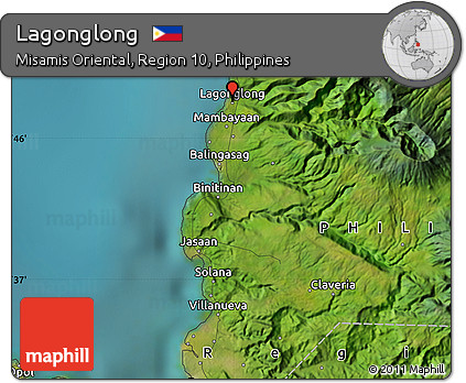 Satellite Map of Lagonglong