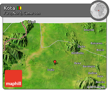 Satellite 3D Map of Kota