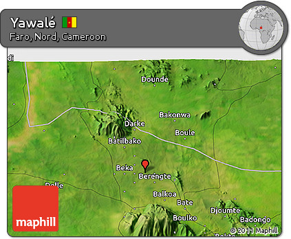 Satellite 3D Map of Yawalé
