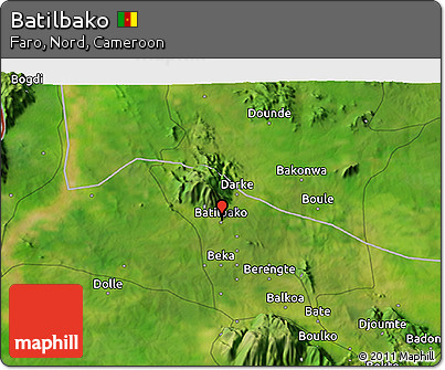 Satellite 3D Map of Batilbako