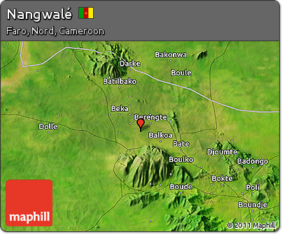 Satellite 3D Map of Nangwalé