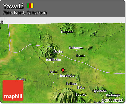 Satellite 3D Map of Yawalé