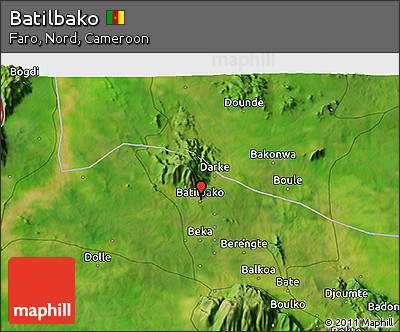 Satellite 3D Map of Batilbako