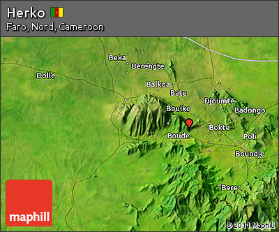 Satellite 3D Map of Herko