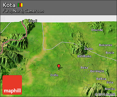 Satellite 3D Map of Kota