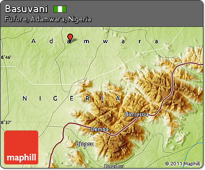 Physical Map of Basuvani