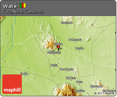Physical Map of Waté