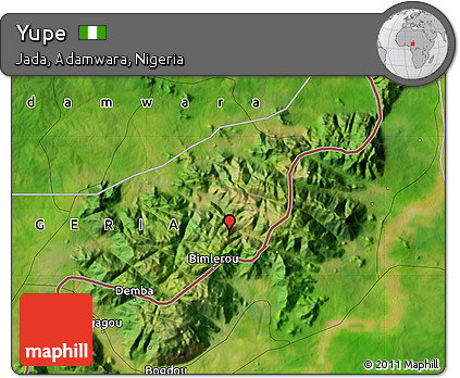 Satellite Map of Yupe