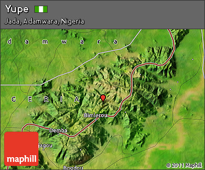 Satellite Map of Yupe