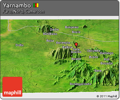 Satellite Panoramic Map of Yarnambo