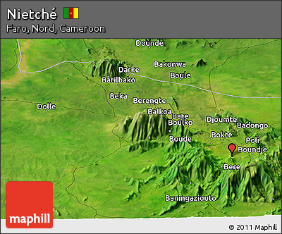 Satellite Panoramic Map of Nietché