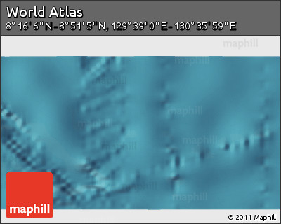 Satellite 3D Map of the Area around 8° 33' 36" N, 130° 7' 30" E