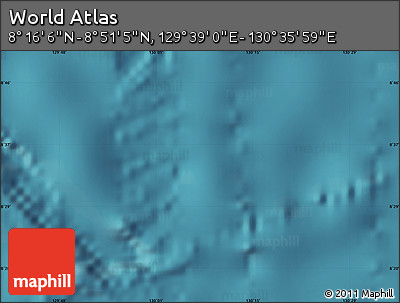 Satellite Map of the Area around 8° 33' 36" N, 130° 7' 30" E