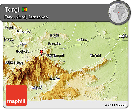 Physical 3D Map of Torgi