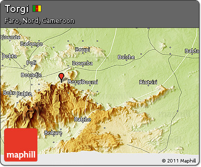 Physical 3D Map of Torgi
